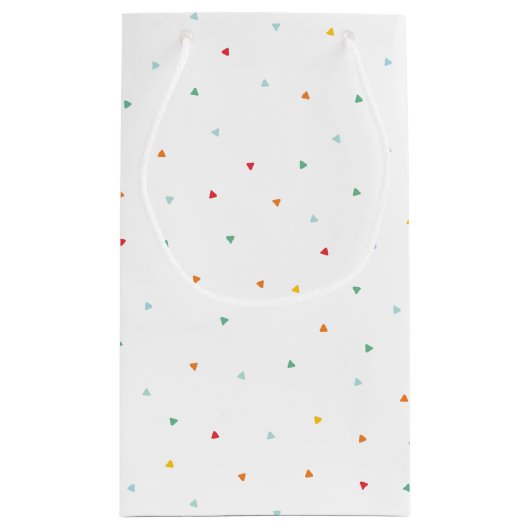 Leuke Multicolour Bold Letters Ornament Foto Klein Cadeauzakje (Achterkant)