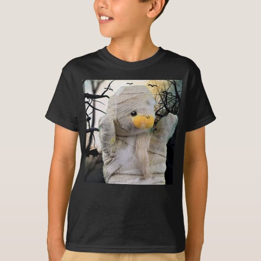 Leuke mummie-ontwerp voor Halloween T-shirt (Voorkant)
