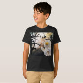 Leuke mummie ontwerp voor Halloween T-shirt (Voorkant volledig)