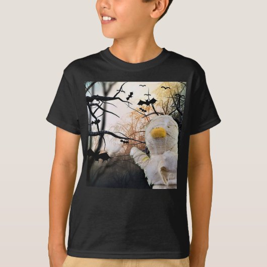 Leuke mummie ontwerp voor Halloween T-shirt (Voorkant)