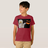 Leuke mummie-ontwerp voor Halloween T-shirt (Voorkant volledig)