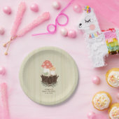 Leuke Mushroom Baby shower servet Papieren Bordje (Feest)