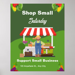 Leuke muurposter   kleine winkel liefde Cute Retro Poster