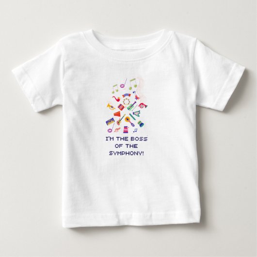 Leuke Muziekinstrumenten Kids T-Shirt (Voorkant)