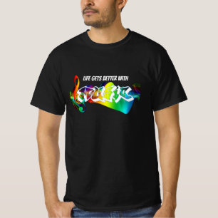 Leuke muziekleraren t-shirt