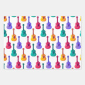 leuke muziekpatroonparty Papierbladen oppakken Inpakpapier Vel (Voorkant 3)