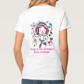 Leuke muzikale grafische T-shirt (Achterkant)