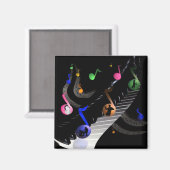 Leuke muzikale magneet voor muziekliefhebbers (Voorkant / Achterkant)