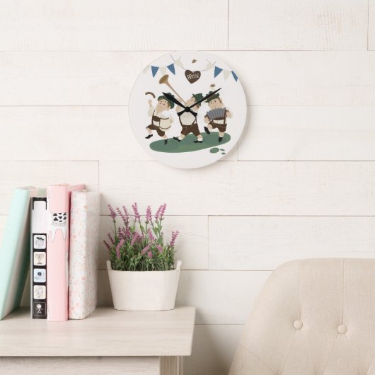 Leuke Muzikant Beierse uitnodiging voor Oktoberfes Grote Klok (Leeskamer)