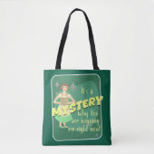 Leuke Mystery Snark Retro Lezen Huisvrouw Tote Bag (Voorkant)