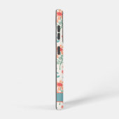 Leuke naam Bloemen Inspirivity Custom Roze Samsung Galaxy Hoesje (Rechterkant)