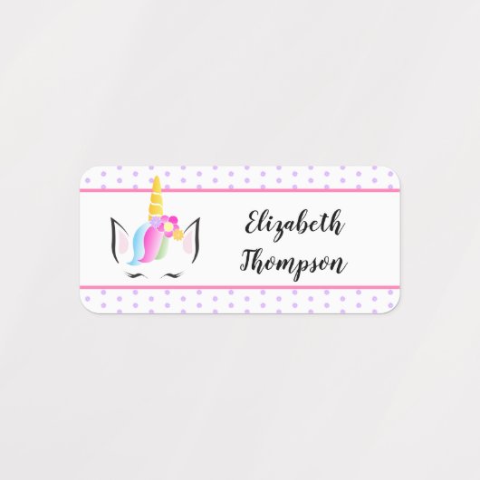 Leuke Naam Eenhoorn kleding label (Design 1)