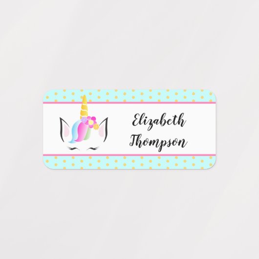 Leuke Naam Eenhoorn kleding label (Design 2)