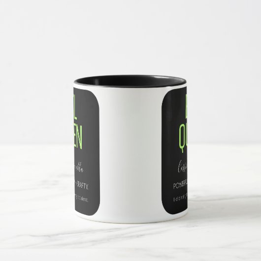 Leuke naam Evil Queen Halloween Mok (Midden)