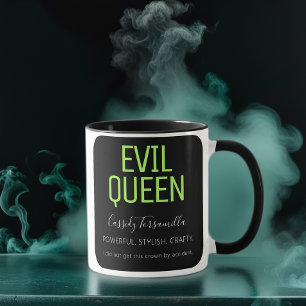 Leuke naam Evil Queen Halloween Mok