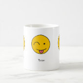 Leuke  naam Smiley Face Design Koffiemok (Center)
