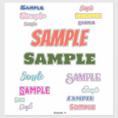 Leuke naam Variety Pack Inspirivity gepersonalisee Sticker (Vel)