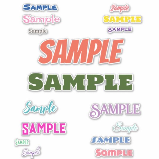 Leuke naam Variety Pack Inspirivity gepersonalisee Sticker (Voorkant)