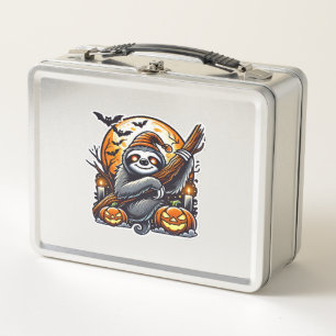 Leuke nacht luiaard Halloween klassiek T-shirt