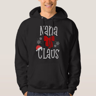 Leuke Nana Claus Santa Oma Kerstmis Pyjama Fam Hoodie