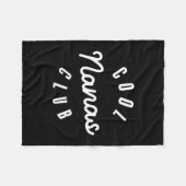 Leuke nanas club nana grappige moederdag fleece deken (Voorkant (Horizontaal))