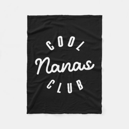 Leuke nanas club nana grappige moederdag fleece deken (Voorkant)