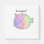 Leuke narwal magneet (Voorkant)