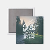 Leuke Natuur Quote Koelkastmagneet Magneet (Voorkant / Achterkant)