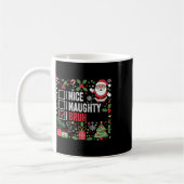 Leuke Naughty Bruh Grappige Kerstman Koffiemok (Links)