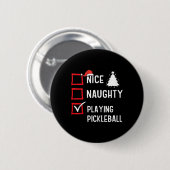 Leuke Naughty List Christmas Hob1 Ronde Button 5,7 Cm (Voorkant /achterkant)