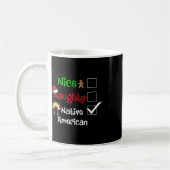 Leuke Naughty Native American Kerstman Pyjam Koffiemok (Links)