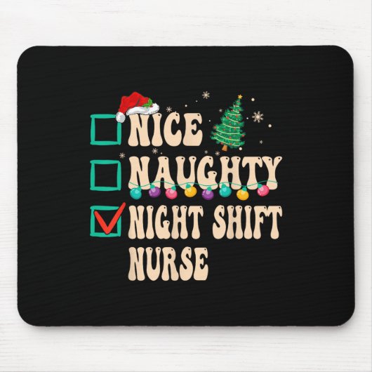 Leuke Naughty Night Shift Nurse Muismat (Voorkant)