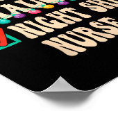 Leuke Naughty Night Shift Nurse Poster (Hoek)