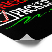 Leuke Naughty Packer Kerstlijst Poster (Hoek)