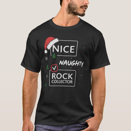 Leuke Naughty Rock Collector T-shirt (Voorkant)