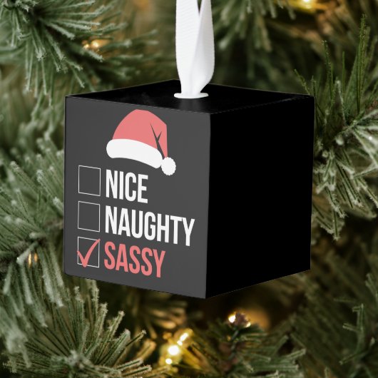 Leuke Naughty Sassy kerstlijst Decoratie (Boom)