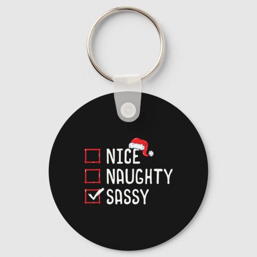 Leuke Naughty Sy kerstlijst Sleutelhanger (Voorkant)