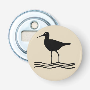 leuke nautische CRANE BIRD-thema Button Flesopener