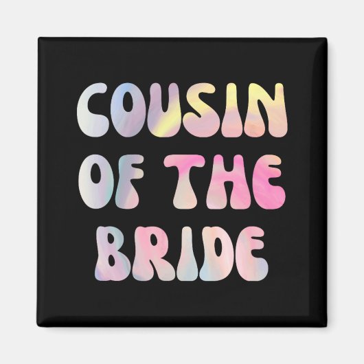 Leuke neef van de bruid magneet (Voorkant)