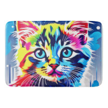 Leuke Neon Kitty Kunst