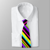 leuke neonstripe stropdas (Gebonden)