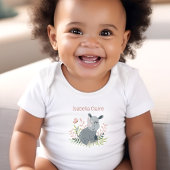 Leuke neushoorn Boho naam Monogram Meisje Romper