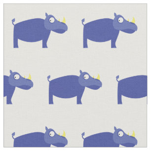 Leuke neushoorn Kind Baby kwekerij witte neushoorn Stof