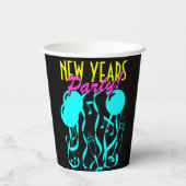 Leuke New Years Eve partij aangepaste papieren bek Bekers (Achterkant)