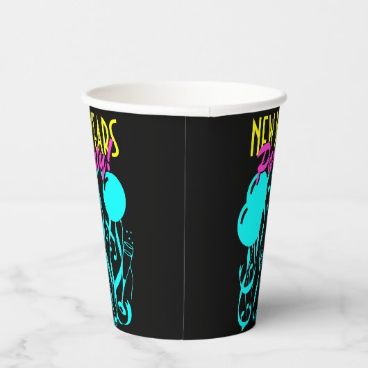 Leuke New Years Eve partij aangepaste papieren bek Papieren Bekers (Rechts)