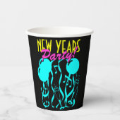 Leuke New Years Eve partij aangepaste papieren bek Papieren Bekers (Voorkant)