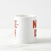 Leuke Nice List Persoonlijke naam vet Kerstmis Koffiemok (Center)