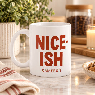 Leuke Nice List Persoonlijke naam vet Kerstmis Koffiemok