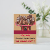 Leuke nieuwe adresaankondiging verplaatsen aankondigingskaart (Staand voorkant)