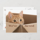 Leuke nieuwe adresherinnering, nieuw thuis Briefka Aankondigingskaart (Voorkant / Achterkant)